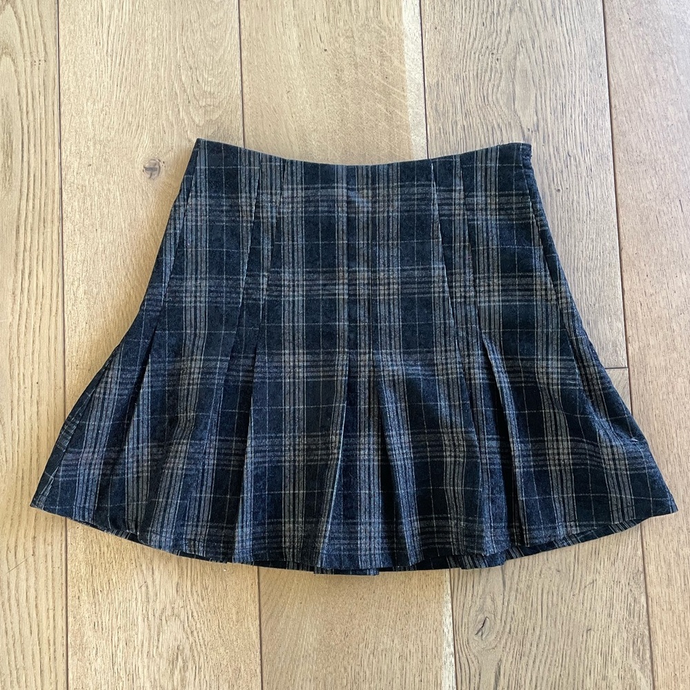 Emory Park Plaid Mini Skirt